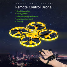 Load image into Gallery viewer, Hot Fly UFO Drone Quadcopter Remote Control RC Fly Helicopter LED Infraed Induction UAV Aircraft Toys for Kids,Children,Adult